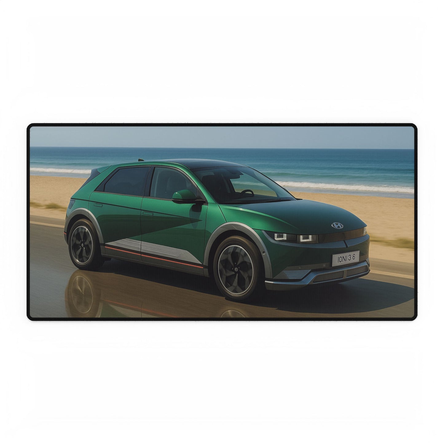 Ioniq 5 Themed Desk Mat, Office Decor, Gaming Mouse Pad, Work from Home, Gift for Car Enthusiasts
