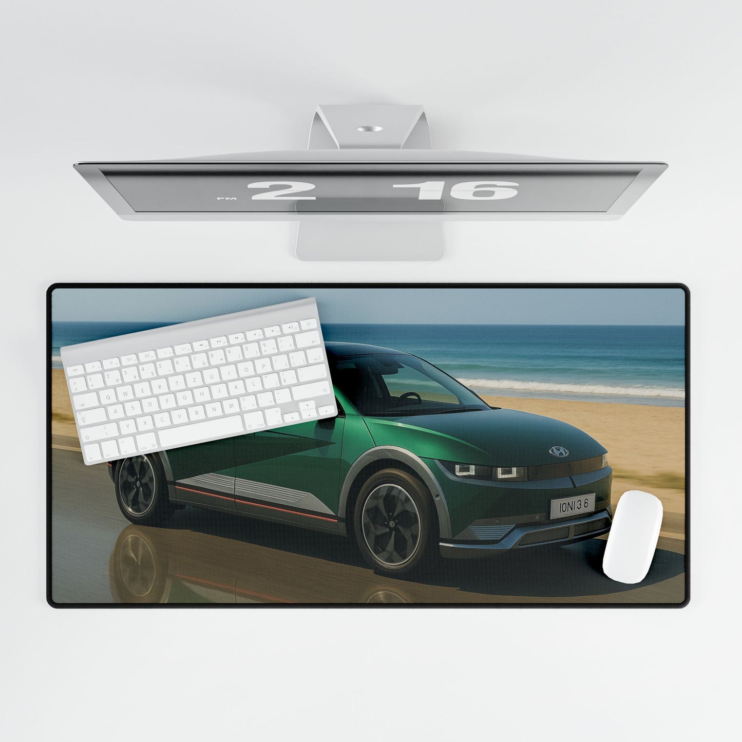 Ioniq 5 Themed Desk Mat, Office Decor, Gaming Mouse Pad, Work from Home, Gift for Car Enthusiasts