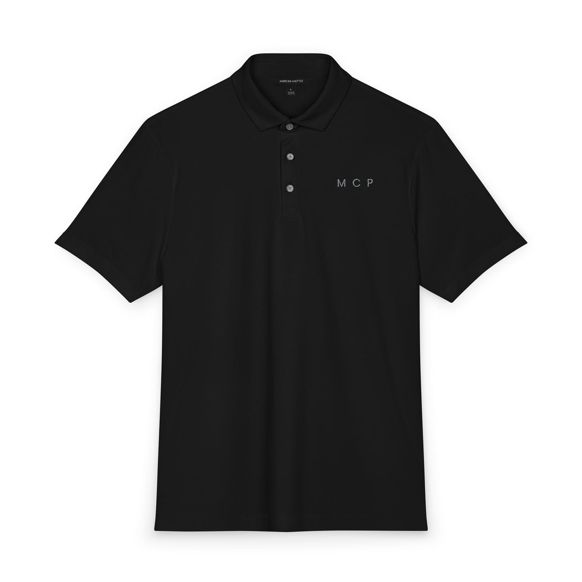 The MCP Polo by TechThreads, product view 2