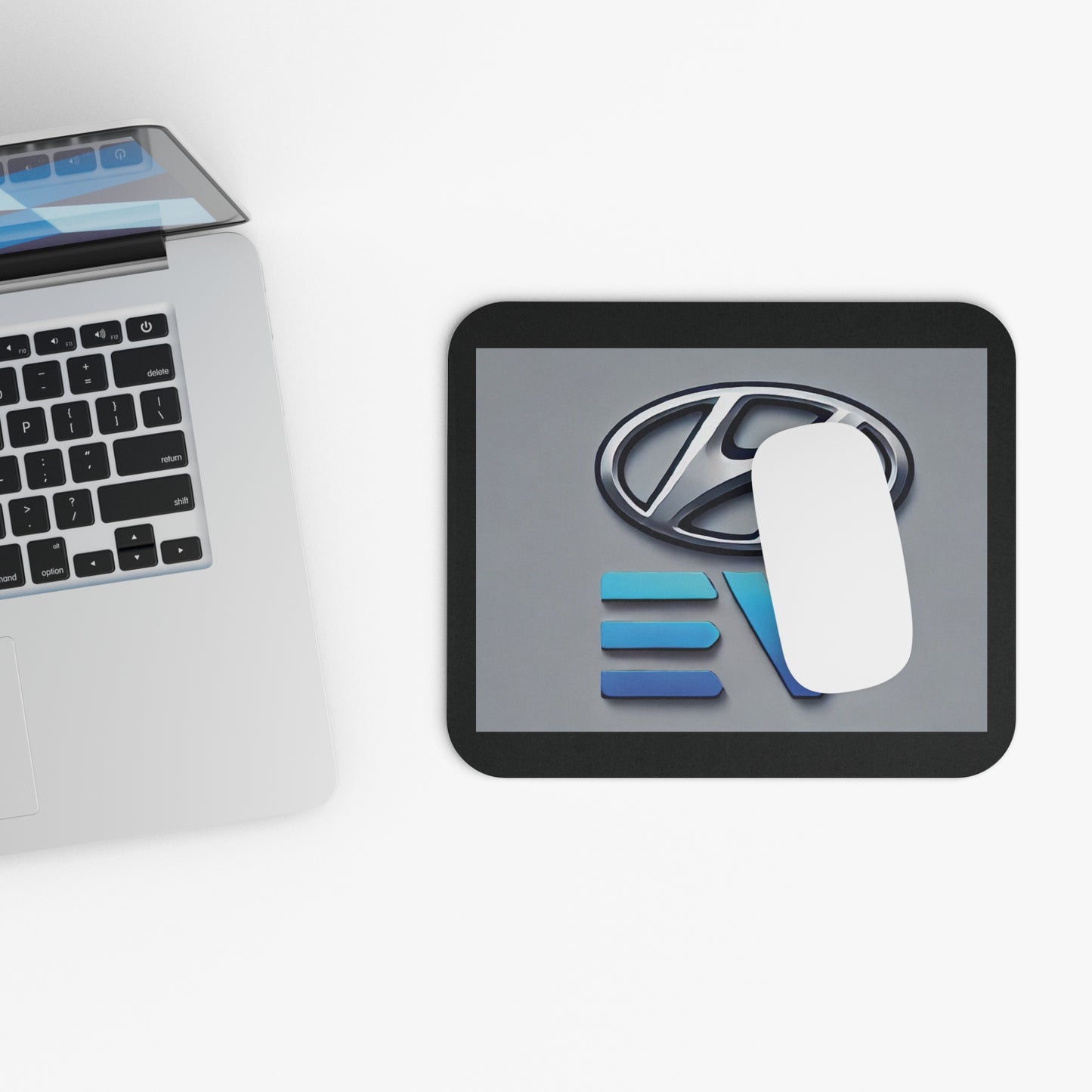 Hyundai EV Mouse Pad - Stylish Desk Accessory, Perfect for Home Office, Gift for Car Enthusiasts, Tech Lovers, Unique Mouse Mat