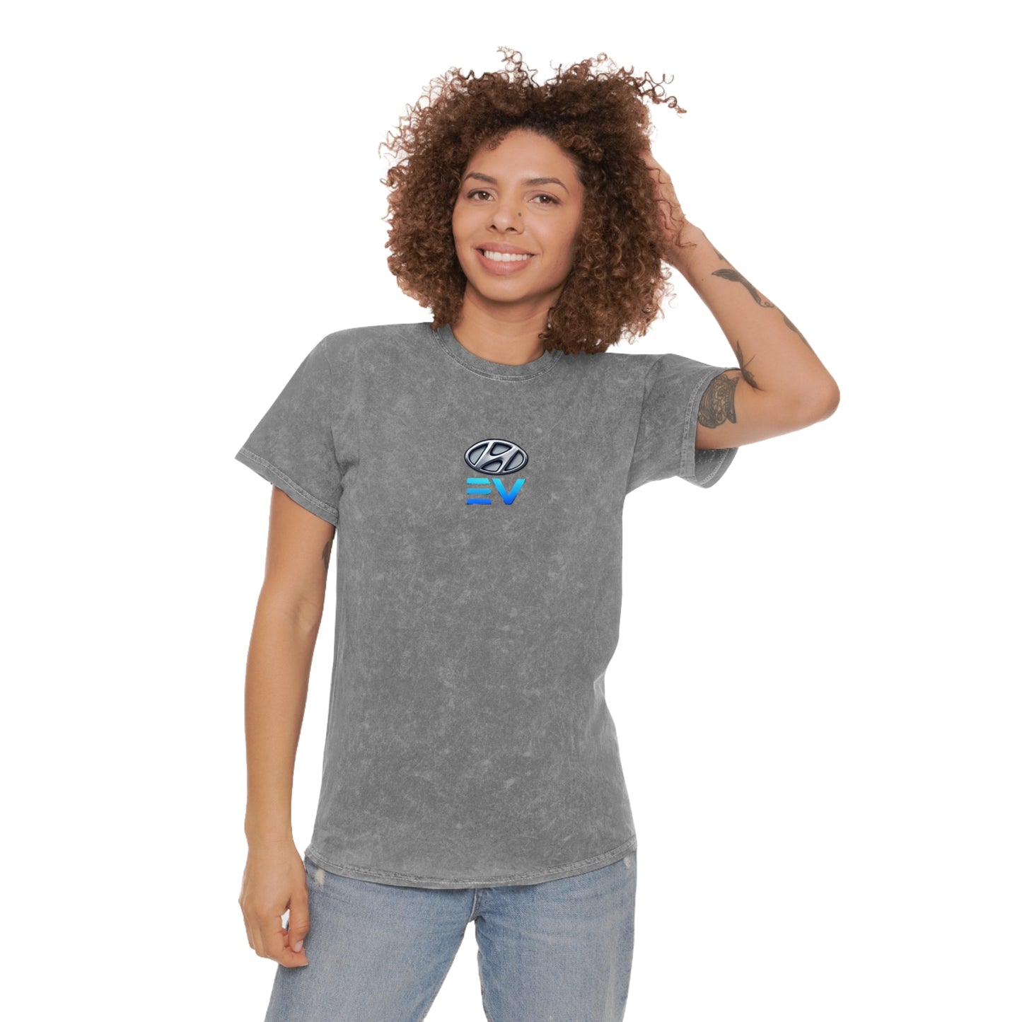 Hyundai Electric Car Enthusiasts Mineral Wash T-Shirt