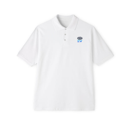 Men's Polo Shirt - Classy EV Polo Shirt for Electric Vehicle Enthusiasts