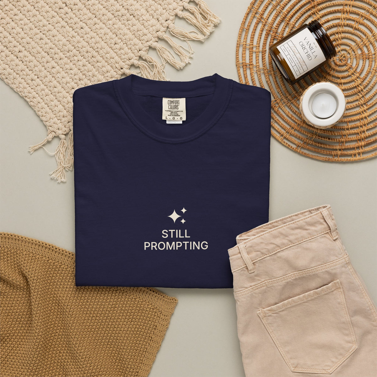 The Still Prompting Tee by TechThreads, product view 6