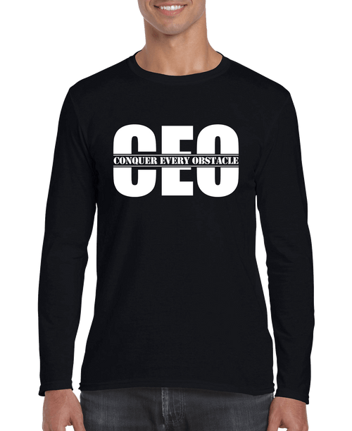 Conquer Every Obstacle CEO Men's Long Sleeve Shirt
