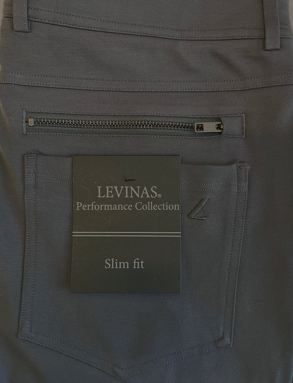 Super-Stretch Chino — Dark Charcoal