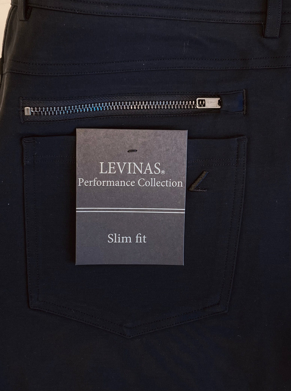 Super-Stretch Chino — Black
