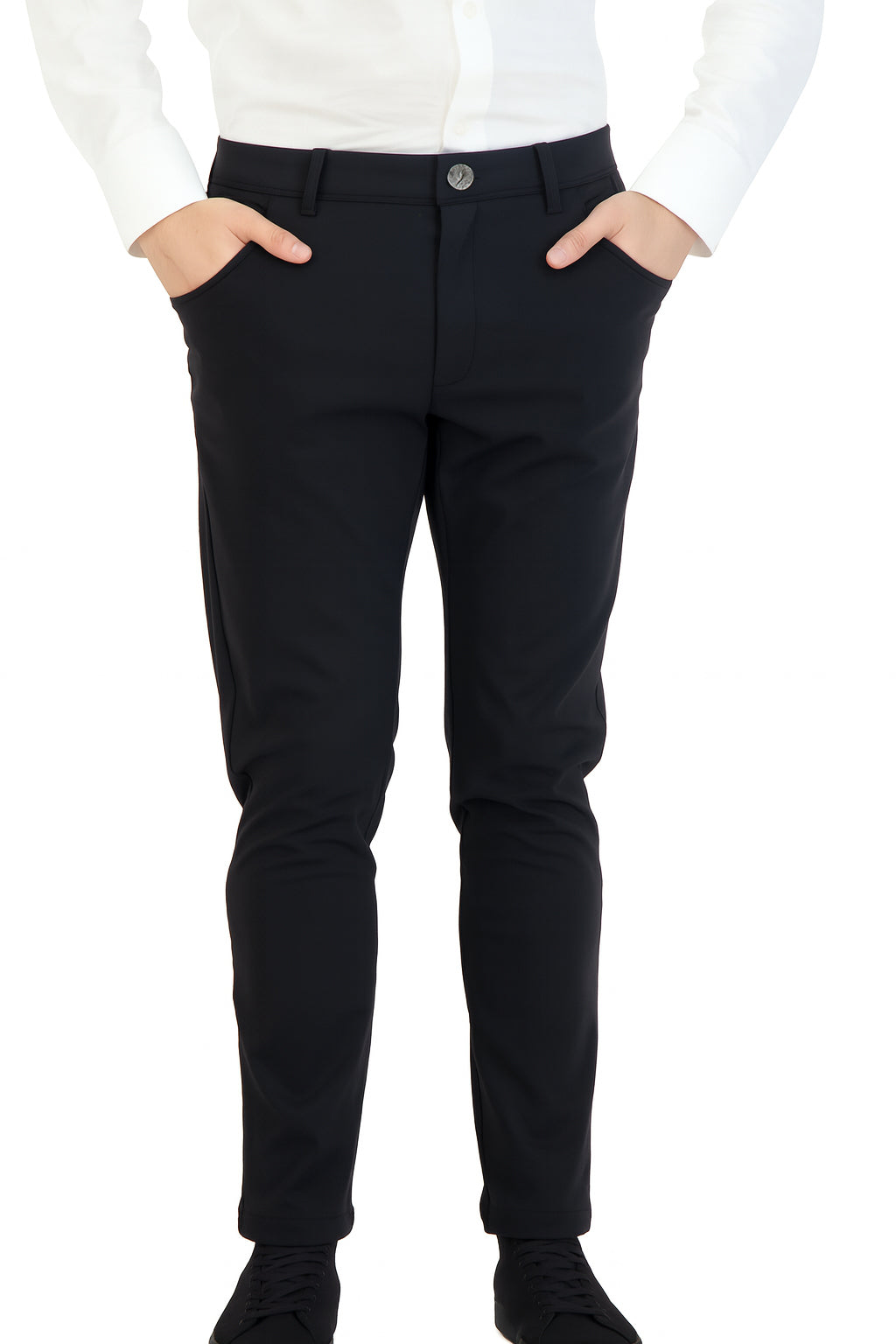 Super-Stretch Chino — Black