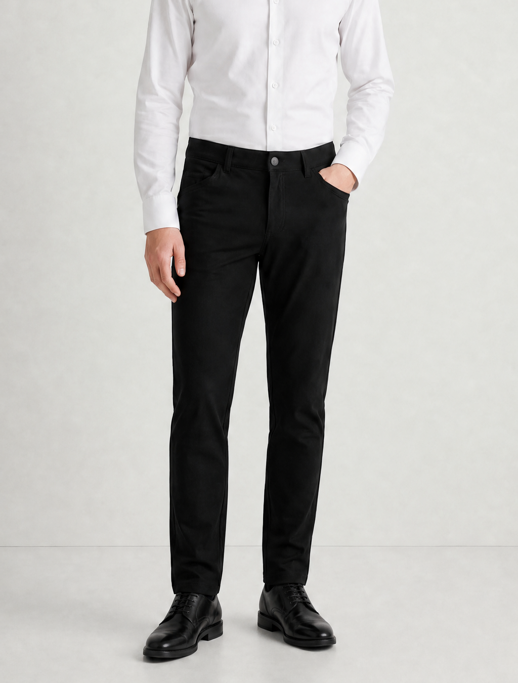 Super-Stretch Chino — Black