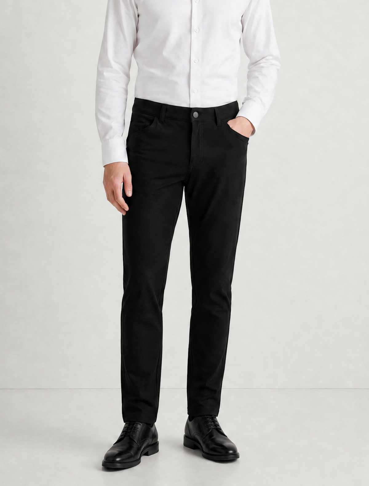 Super-Stretch Chino — Black