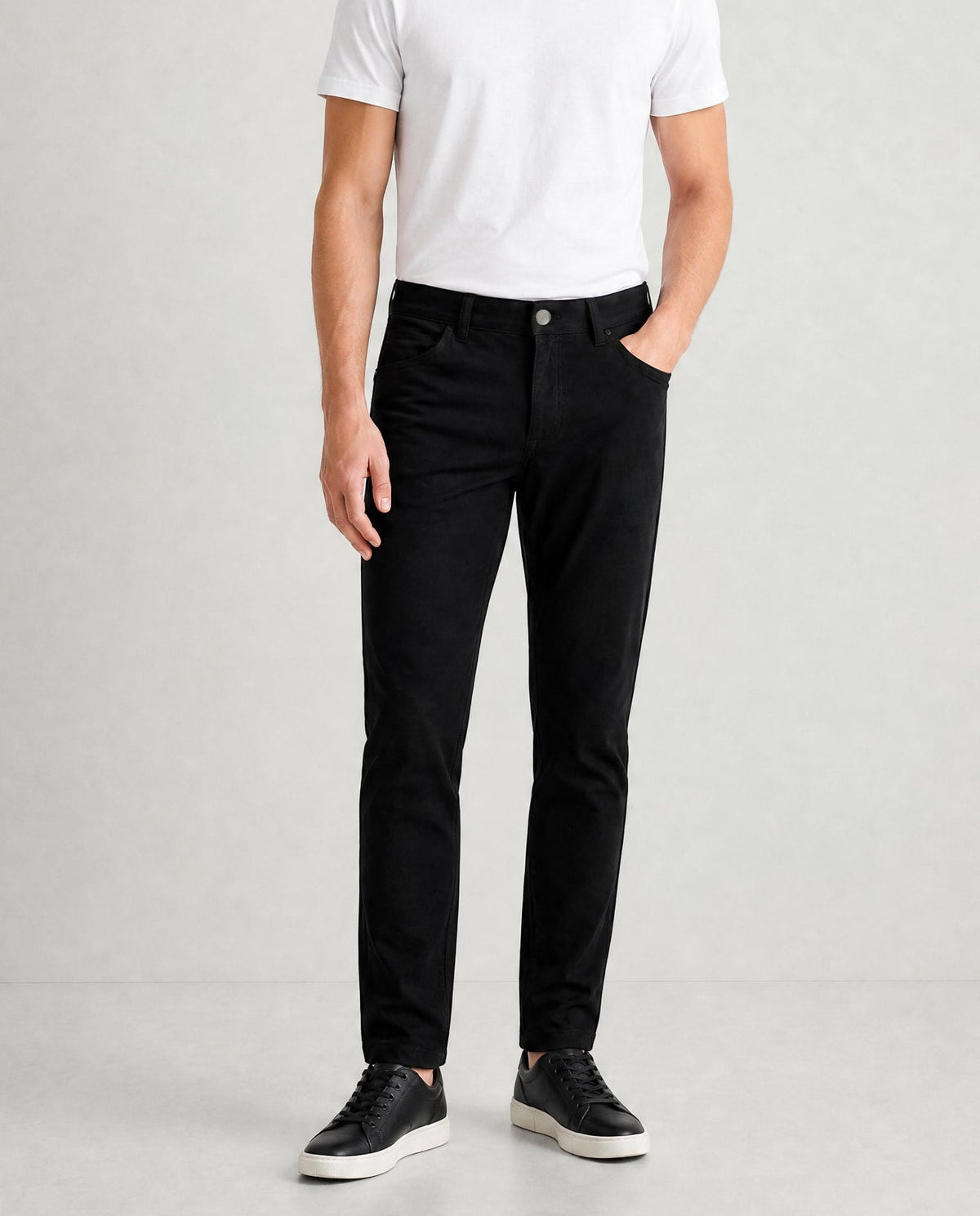 Super-Stretch Chino — Black