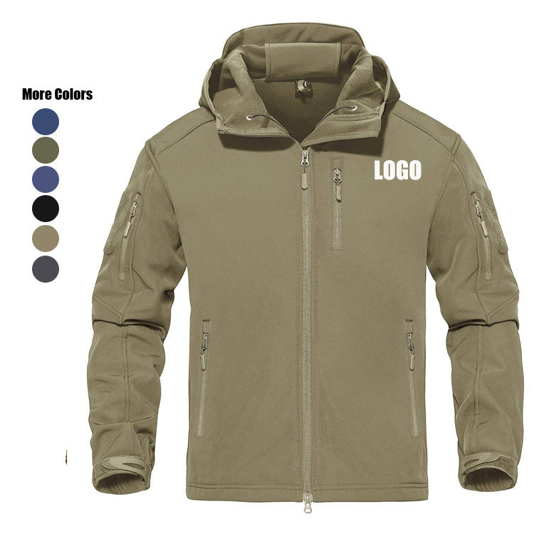 Hooded Outdoor Windproof Casual Men's New Loose Jacket