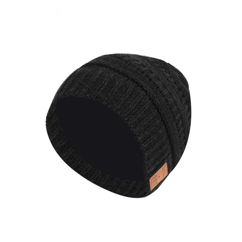 Fashion Bluetooth Earphones Music Hat Knitted And Velvet Warm Bluetooth Hat