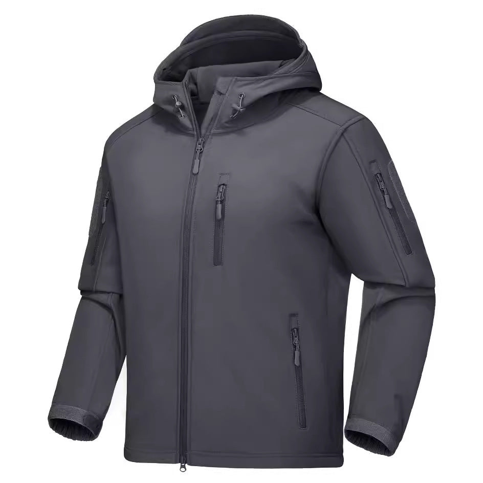 Hooded Outdoor Windproof Casual Men's New Loose Jacket