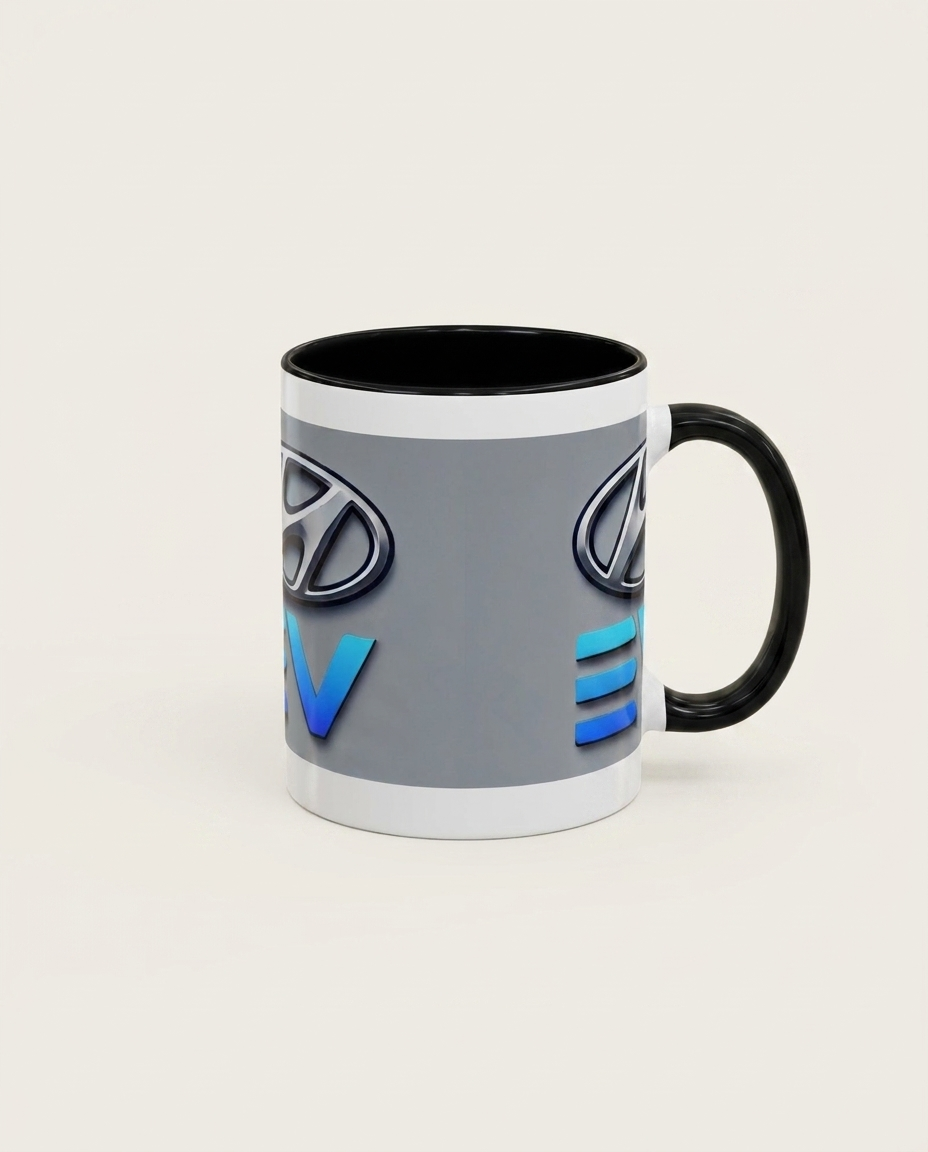 Hyundai EV Mug - luxury studio product shot