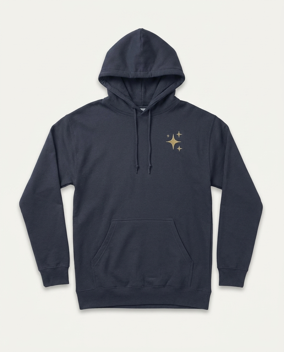 HoodieSparkle - luxury flat lay