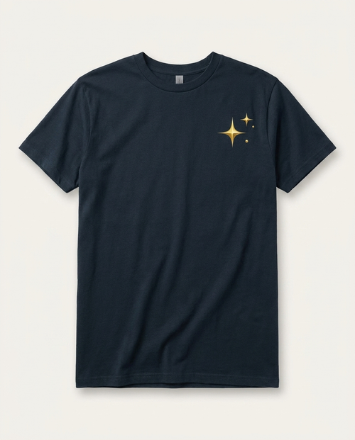 AI Stars tee - luxury flat lay