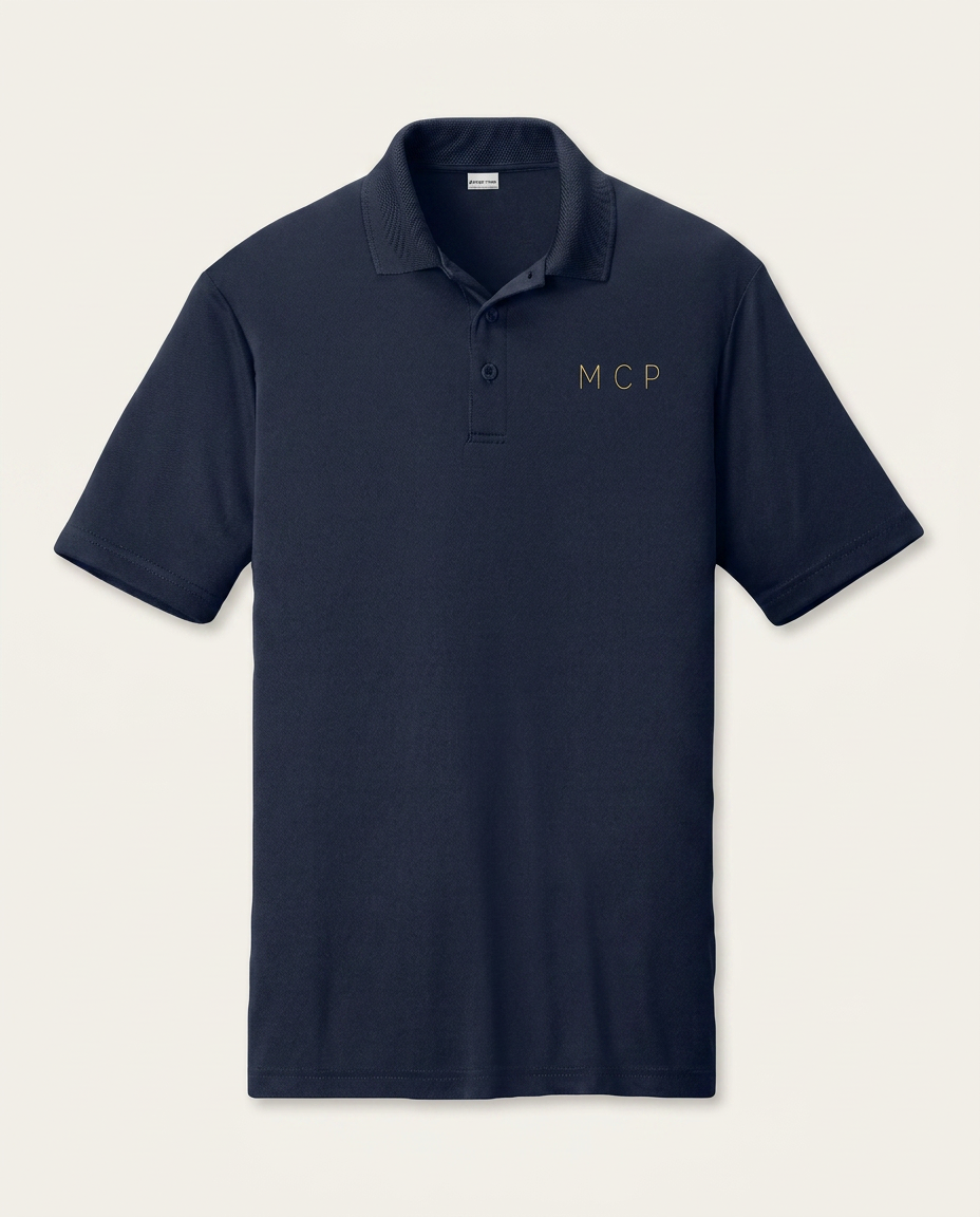 model context protocol polo - luxury flat lay