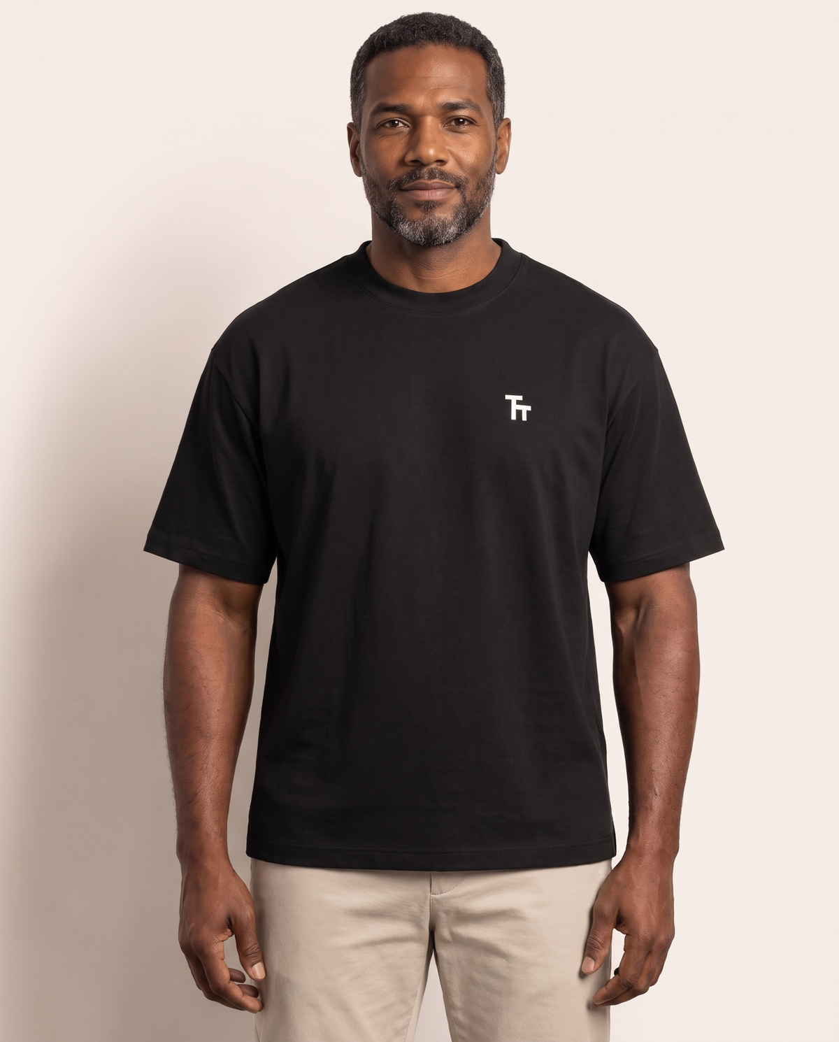 The Baseline Tee by TechThreads, front on model
