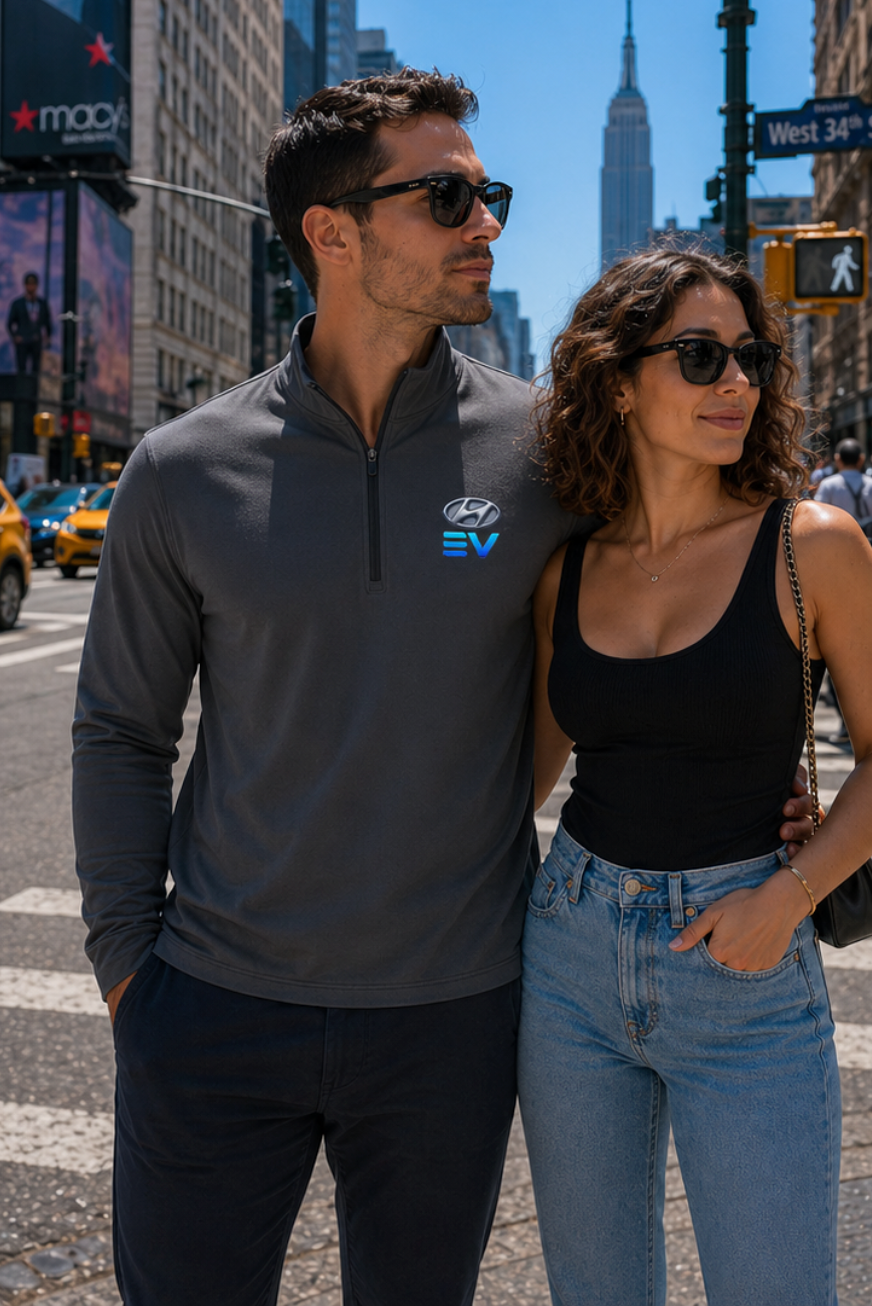 Hyundai inspired EV Quarter-Zip Pullover —