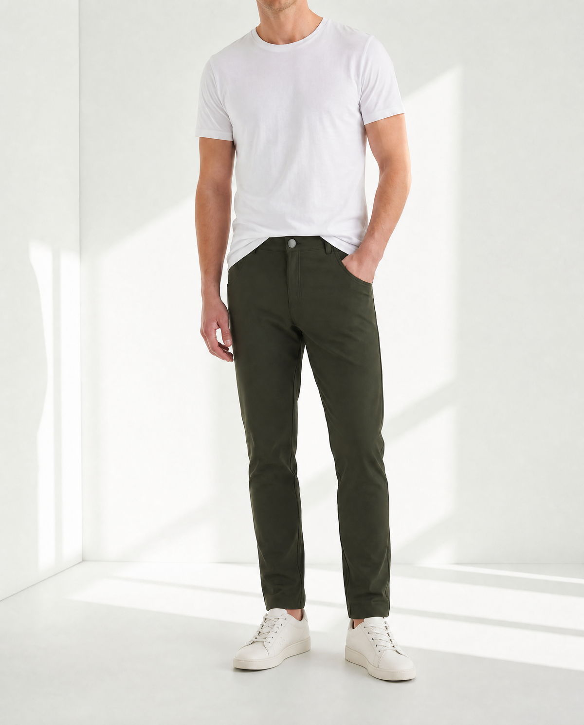 Super-Stretch Chino — Olive