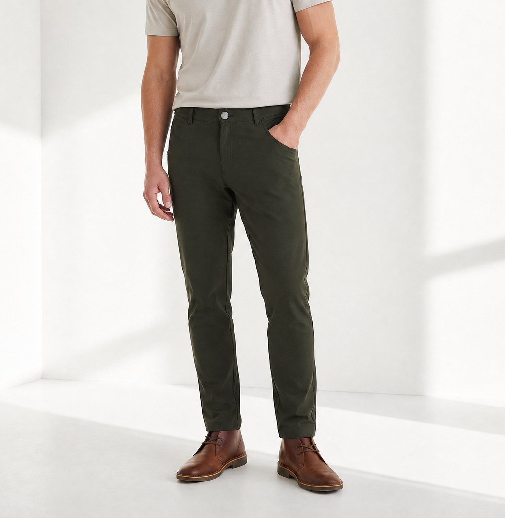 Super-Stretch Chino — Olive